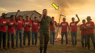 MST INCENDEIA FAZENDA DE EX GENERAL DO EXÉRCITO, MAS BASTOU UMA LIGAÇÃO PARA...