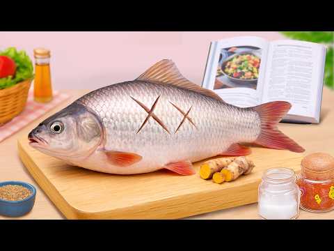 Delicious Seafood Recipe 🐟 How to Cook Fish Fried With Spicy Sauce