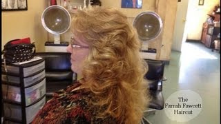 Miss Ruby Tuesday-  How To Give The Farrah Fawcett Haircut (Long Shag)