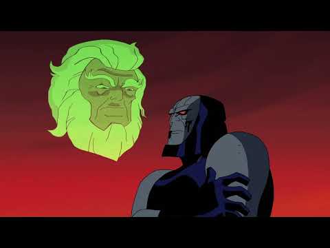 Highfather Threatens Darkseid (Justice League)