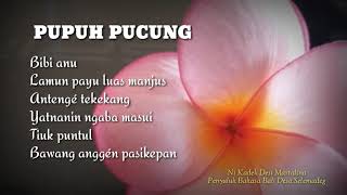 Download lagu VIDEO PEMBELAJARAN BAHASA BALI (PUPUH PUCUNG) mp3