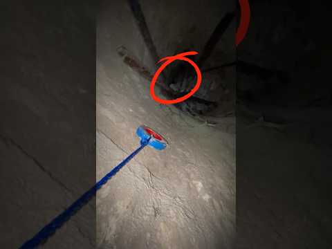 Magnet fishing in the old well! We found...