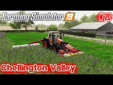 Mowing Clover & Alfalfa Sprinkling Carrots & Potatoes|Chellington Valley Seasons #20| FS19 TimeLapse