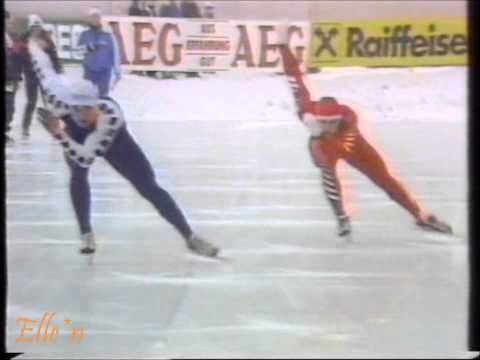World Cup Innsbruck 1989 - 500 m Ykema - Ström