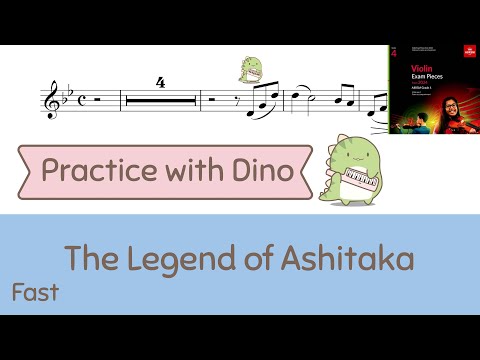 (Fast) The Legend of Ashitaka ABRSM 2024 Violin grade 4 (B1)