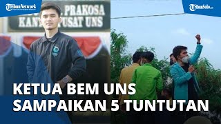 BEM SI dan Gerakan Selamatkan KPK Gelar Aksi Demo di Depan KPK, Ketua BEM UNS Sampaikan 5 Tuntutan