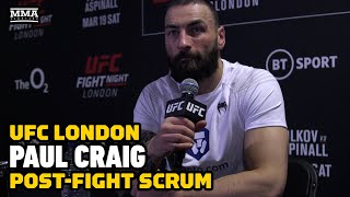 Paul Craig Knows He Has Better Jiu-Jitsu Than Anthony Smith: ‘I Hunt For Submissions’ | UFC London video