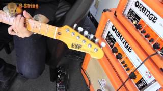 Video thumbnail for ESP Vintage Plus Standard 2 Tone Sunburst Electric Guitar Demonstration Demo by 6-String