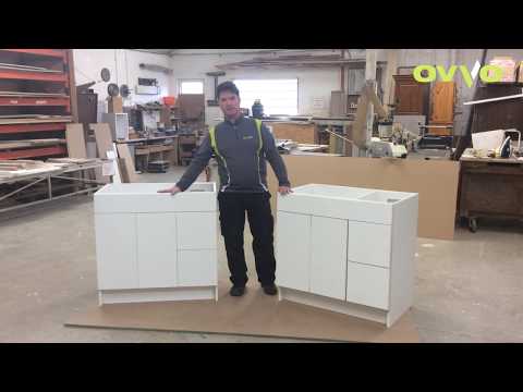 Face Frame Vanity Unit Assembly using OVVO Connection System