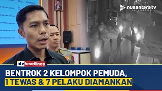 Download lagu Tawuran Sadis di Depok Berujung Maut, Polisi Tangkap 7 Pemuda Bersenjata Tajam | NTV HEADLINES mp3