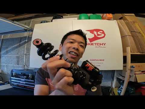 Fox Shox DHX2 spring change and bearing removal