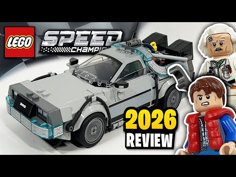 LEGO Speed Champions Back to the Future DeLorean Time Machine (77256) - 2026 Set Review