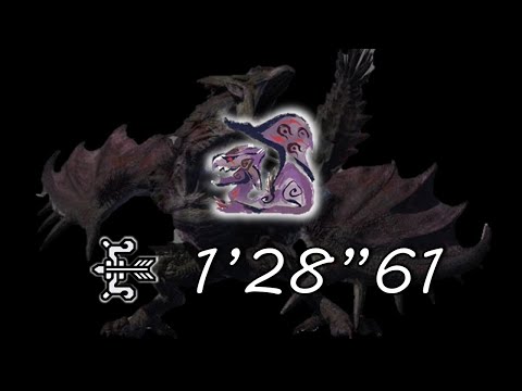【MHRise/Switch】ヌシ・リオレイア 弓ソロ TA 1'28'61 優美高妙 / Apex Rathian Bow Solo