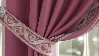 Комплект штор «Лифронса (розовый)» — видео о товаре