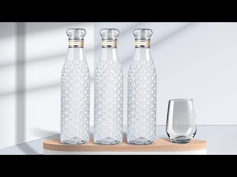 Capacity: 1 l plastic diamond shape water bottle
