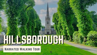 ROYAL HILLSBOROUGH | 4K Narrated Walking Tour | Let's Walk 2022