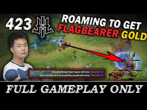 Lilgun.423, Meepo CLONE roaming to get BONUS GOLD from Flagbearer Creep - Full Gameplay Meepo #271