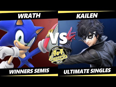 4o4 Smash Night 31 Winners Semis - Wrath (Sonic) Vs. Kailen (Joker) SSBU Ultimate Tournament