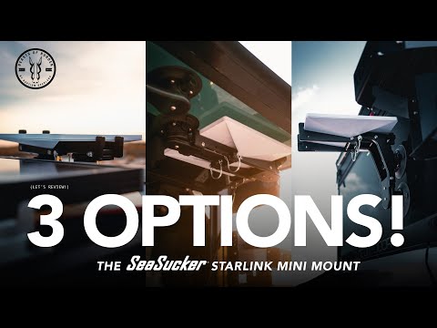 1 Mount, 3 Ways. The Versatile SEASUCKER Starlink Mini Mount