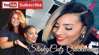How To | Blunt Cut Quick Weave BoB | SAGA popular yaky