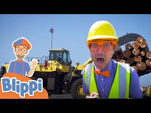 Learning Construction Vehicles With Blippi | Educational Videos For Kids