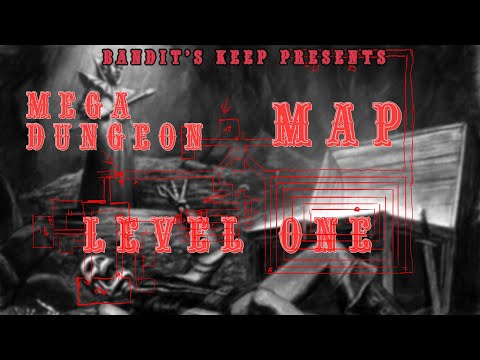 D&D Map, Mega Dungeon Level 1