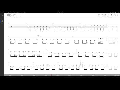 Again ( Lenny Kravitz ) ,Tablatura e base Senza Basso - Backing bass track
