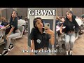 GRWM: First Day of School Junior Year + School Vlog 2022 || AMIRO Beauty