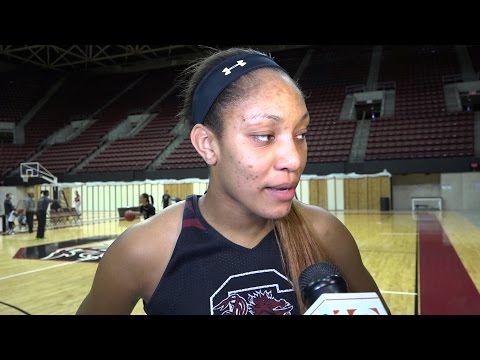 Tyasha Harris, A'ja Wilson Media Availability — 1/29/17