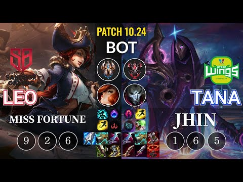 SB Leo Miss Fortune vs JAG TaNa Jhin Bot - KR Patch 10.24