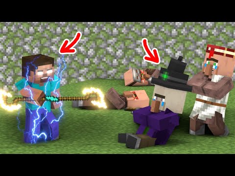 Steve Becomes Herobrine Takes Revenge On The Villagers - Episode 1