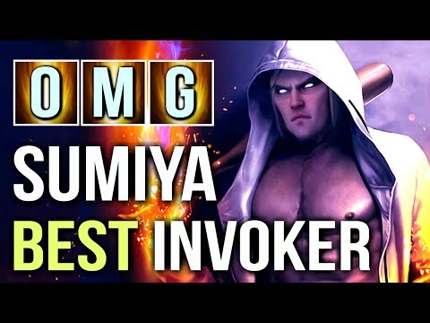 SumiYa Best Invoker Gameplay Epic Combo OMG SunStrike on Fountain WTF Dota 2