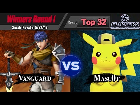 Smash Royale 5/27/17 - Winners Round 1 - Vanguard (Ike) vs. Masc0t (Pikachu)