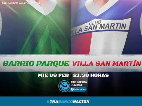 08.02.2017 | Barrio Parque vs. Villa San Martín | #LaLigaCadaVezMasGrande