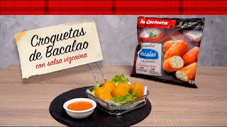 LA COCINERA 👨‍🍳Hoy cocinamos… Croquetas de bacalao con salsa vizcaína anuncio