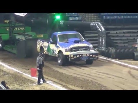 Western Farm Show Championship Pull 2016. Pro Stock Truck. Holden Strong