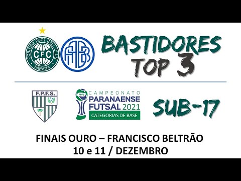 Bastidores - Coritiba FC / AABB Futsal Sub17 - TOP3 Paranaense FPFS 2021 Série Ouro
