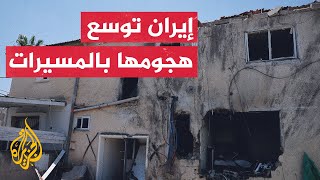 هجوم إيراني موسع بالمسيرات شمل مناطق واسعة من شمال إسرائيل حتى جنوبها
