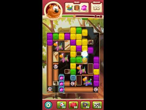 Toon Blast Level 7390 - NO BOOSTERS 🐻🐺🐱 | SKILLGAMING ✔️