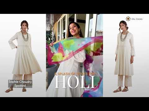Embrace the Festive of Colours in Style |The Loom #holispecial #celebrity #influencer #customer