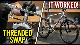 How to Install a 1 1/8" Threaded Fork (Step-by-Step)