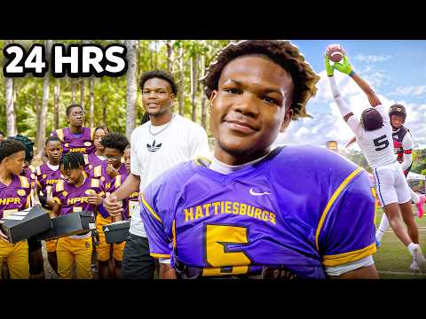 24 Hours With #1 Receiver in the Country (Tristen Keys)