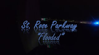 Raw Clip #31 Flooding on St. Rose Parkway! (Henderson, NV)