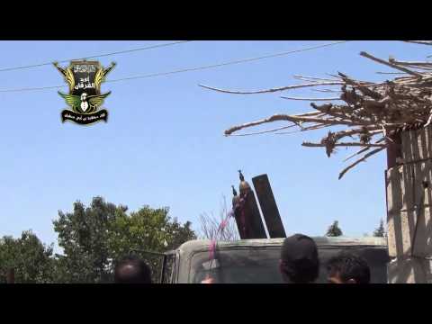 استهداف مقرات النظام في بلدة الأحمدية في ريف دمشق بقذائف الهاون من قبل كتيبة أسامة بن زيد