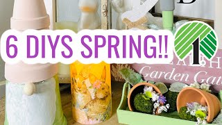 🌿6 DIY DOLLAR TREE DECOR CRAFTS~SPRING Decor 🌿Olivia's Romantic Home DIY