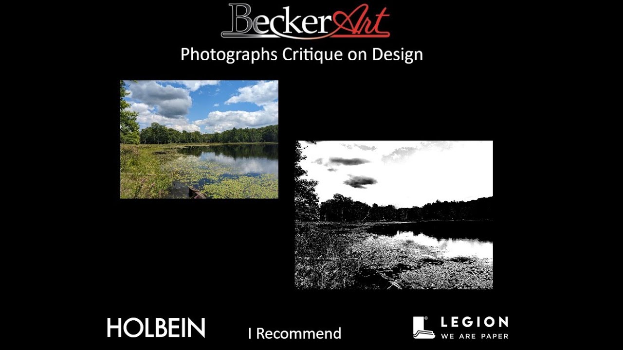 BeckerArt Critique of Students Photographs for Black and white design with Notan