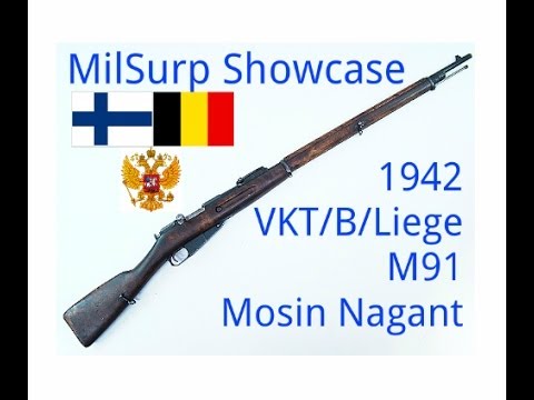 1942 VKT/B/Liege M91 Mosin Nagant