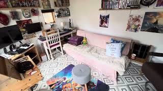 Retro cabin sort out, changing into arcade and cinema room for the family.