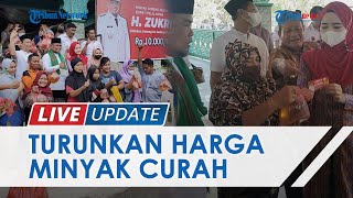 Gelar Pasar Murah, Bupati Pelalawan Turunkan Harga Minyak Goreng Curah Jadi Rp 5 Ribu per Kilogram