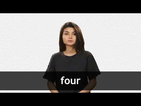 How to pronounce FOUR in American English